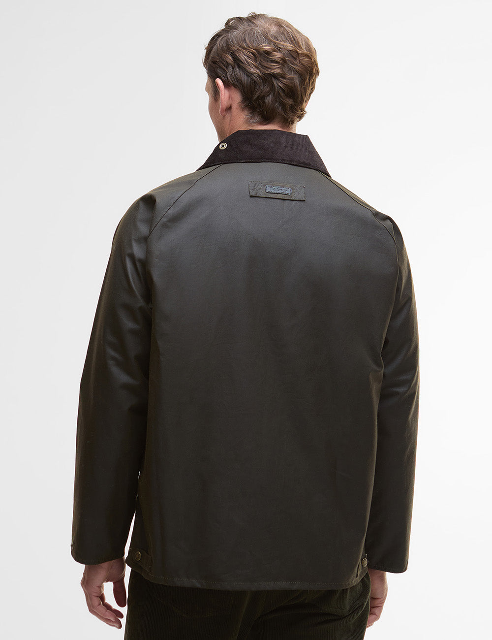 Barbour Harker Wax Jacket - Olive