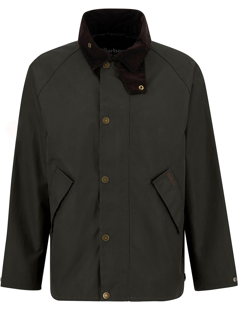 Barbour Harker Wax Jacket - Olive