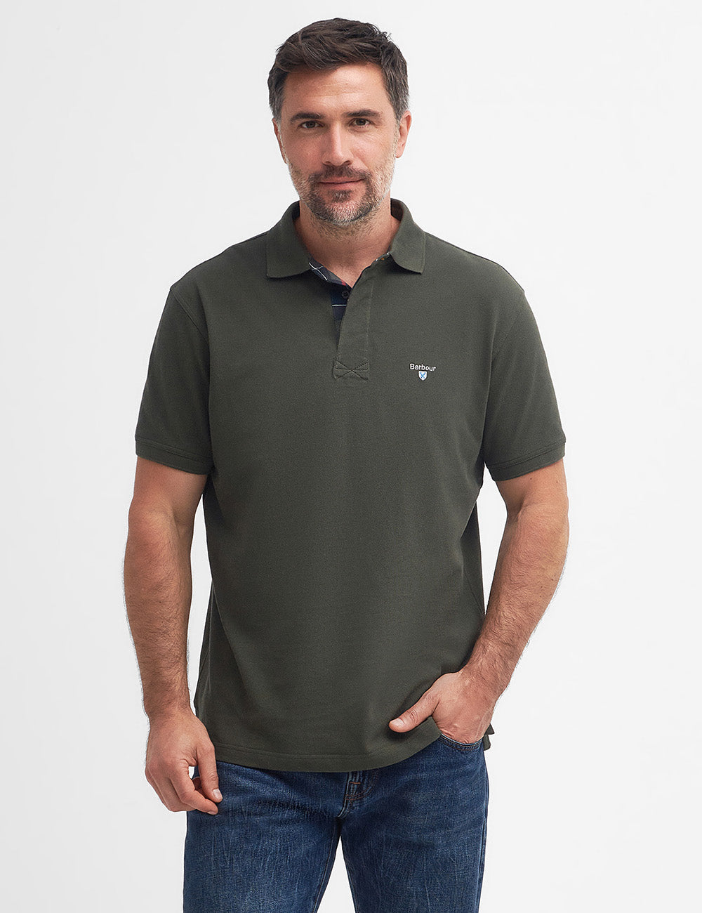 Barbour Hart Polo Shirt - Dark Olive