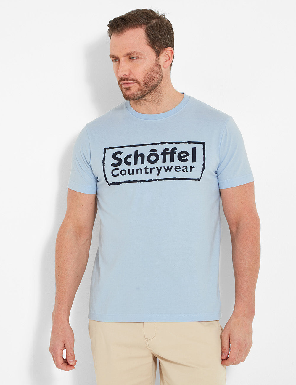 Schoffel Heritage T-Shirt - Pale Blue