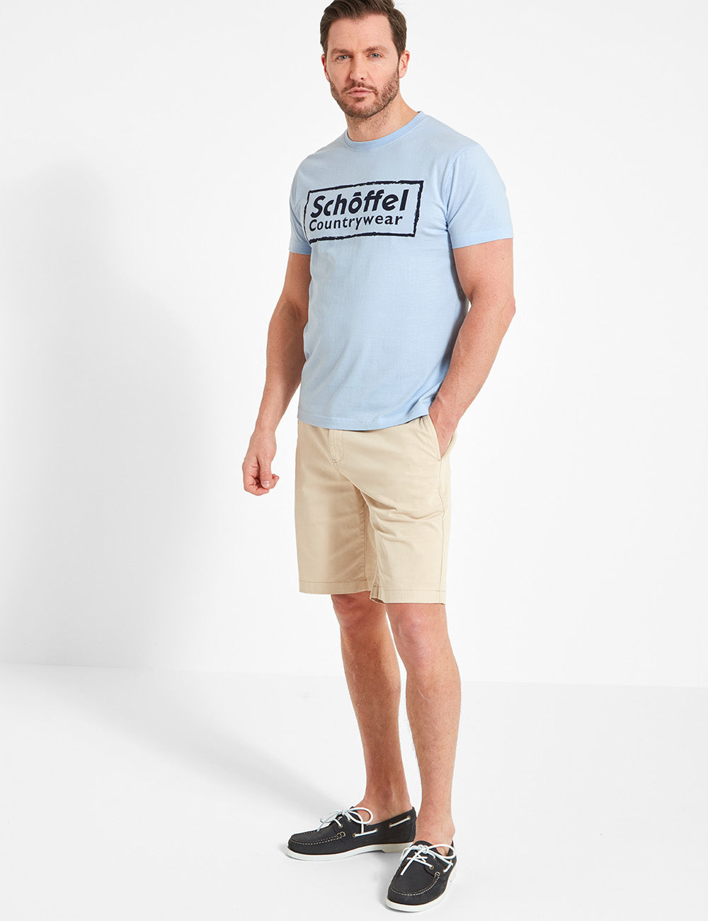 Schoffel Heritage T-Shirt - Pale Blue