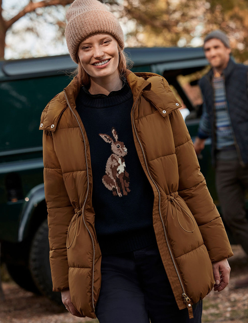 Joules Holsworth Padded Coat Rust