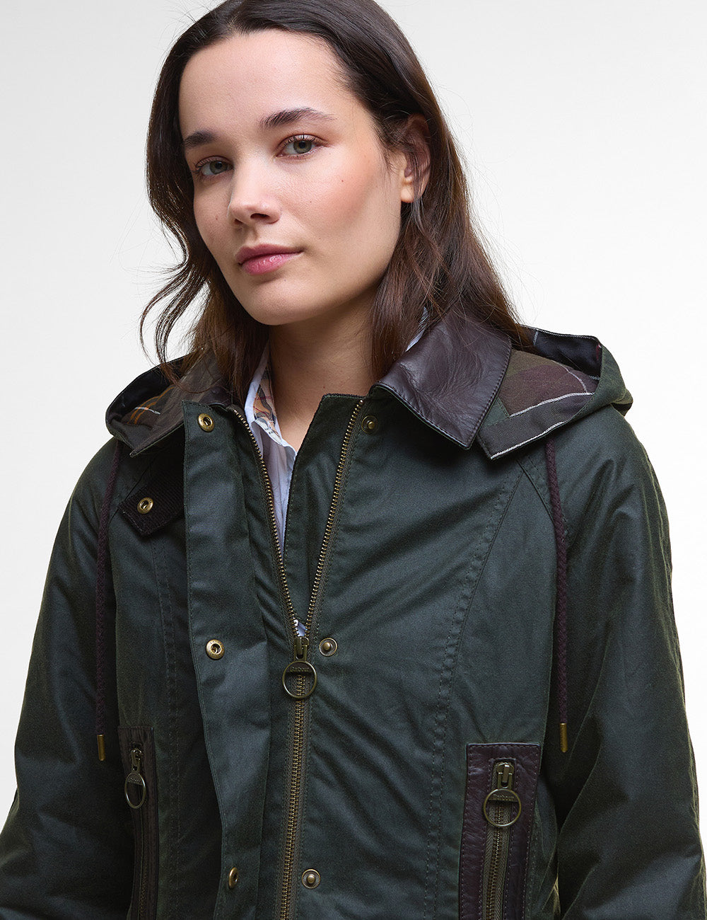 Barbour Ivy Wax Jacket - Fern