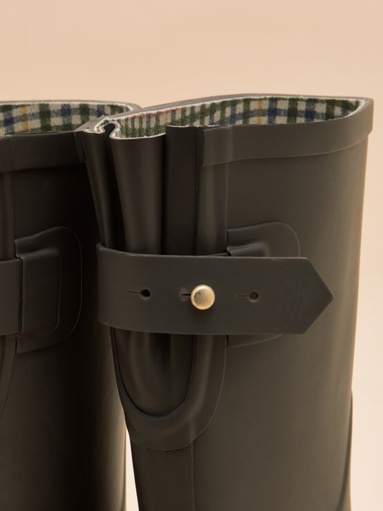 Joules Wistow Adjustable Mid Calf Wellies Brown