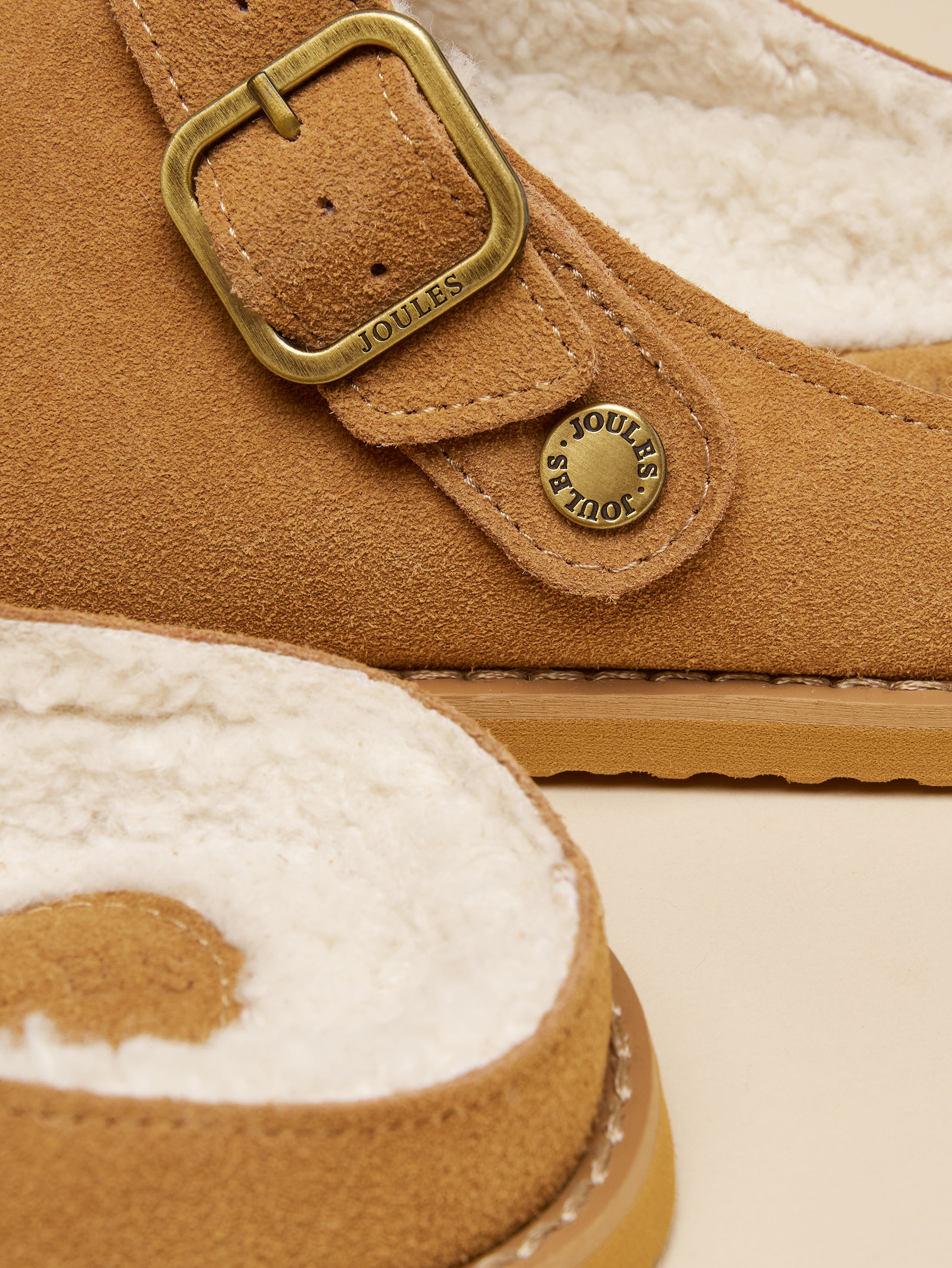 Joules Hampden Chestnut Brown House Shoe