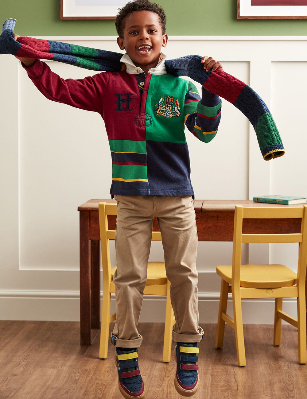 Joules Harry Potter™ Keeper Rugby Shirt - Navy