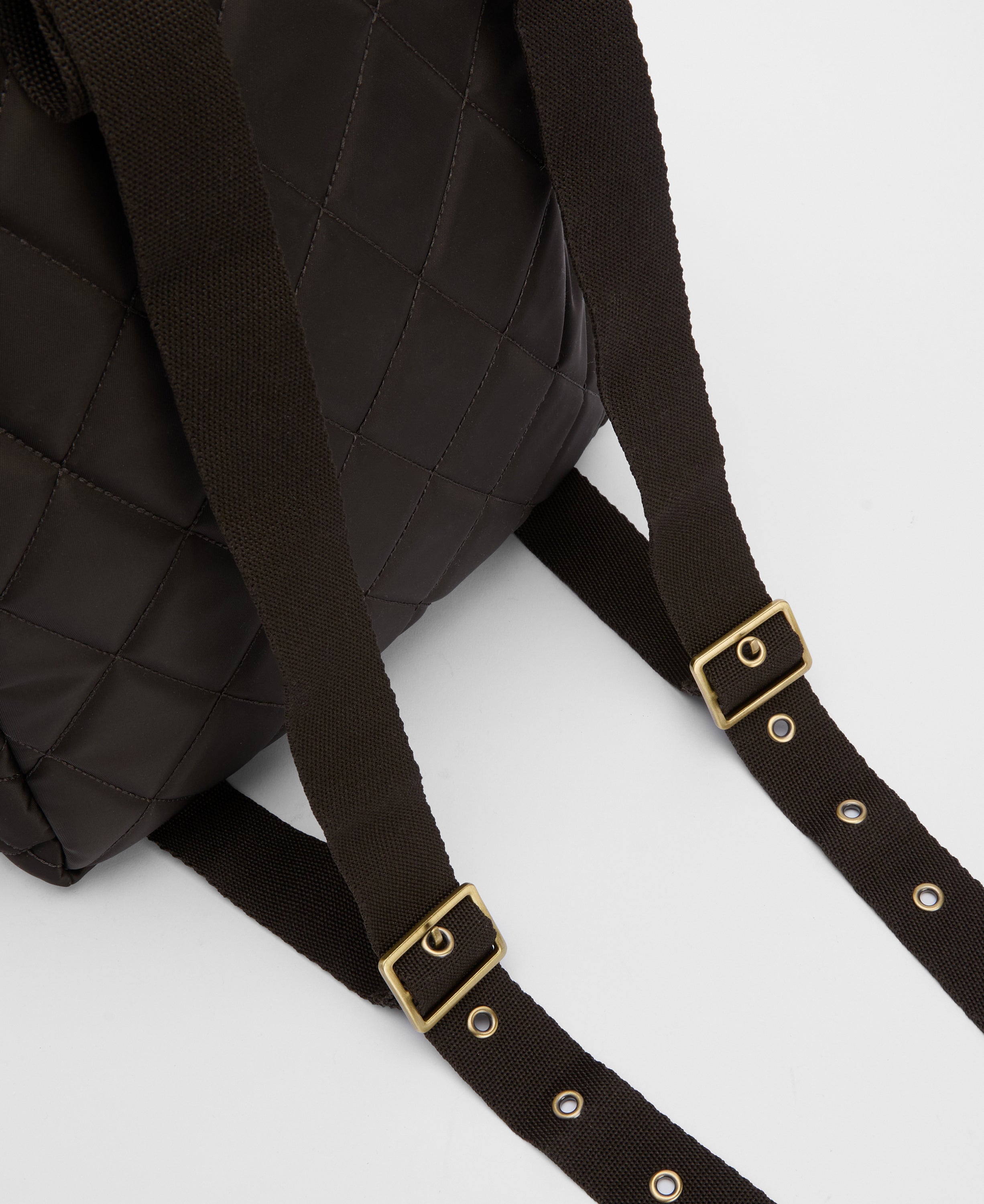 Barbour Quilted Backpack Olive