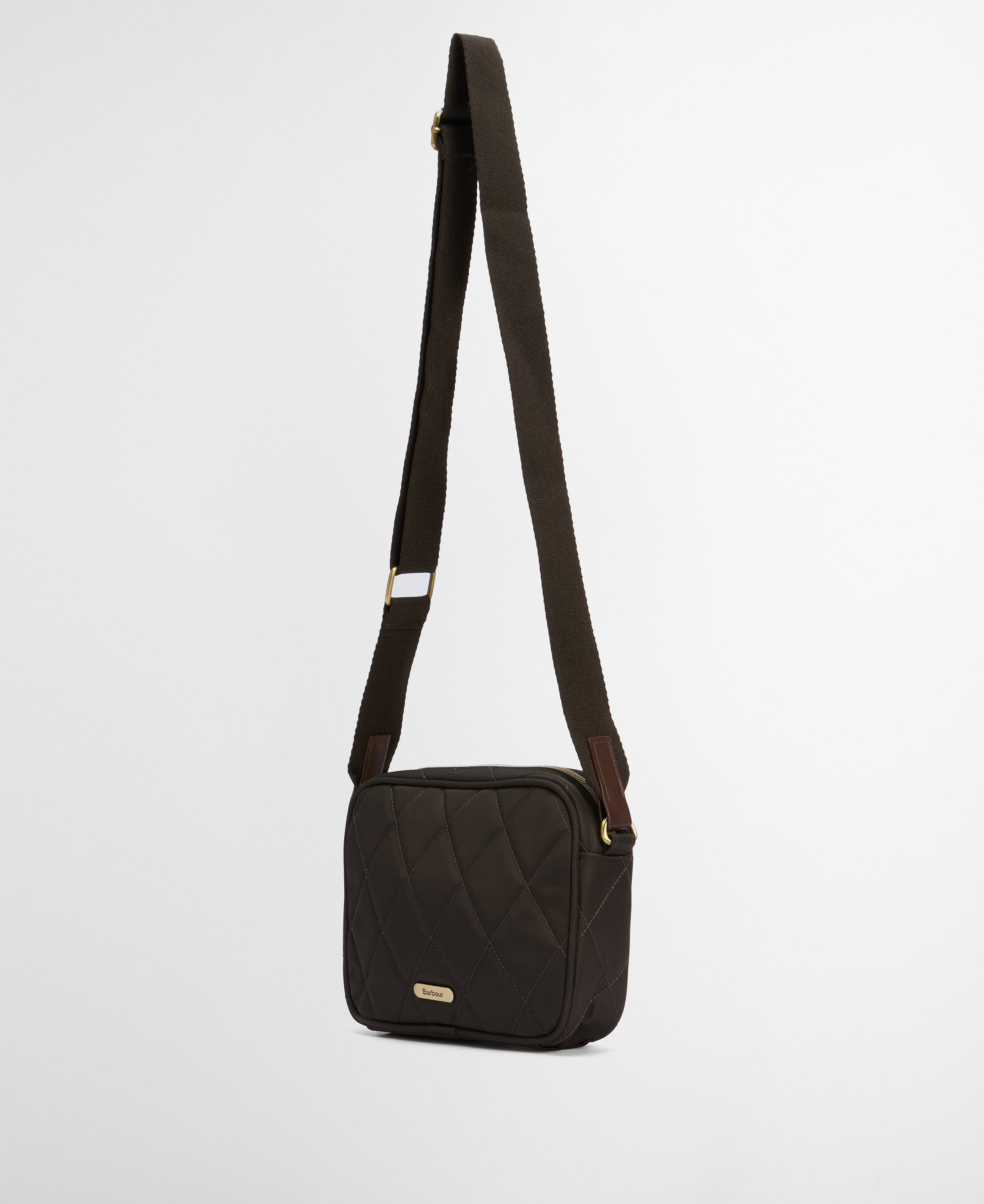 Barbour Quilted Crossbody Bag Olive