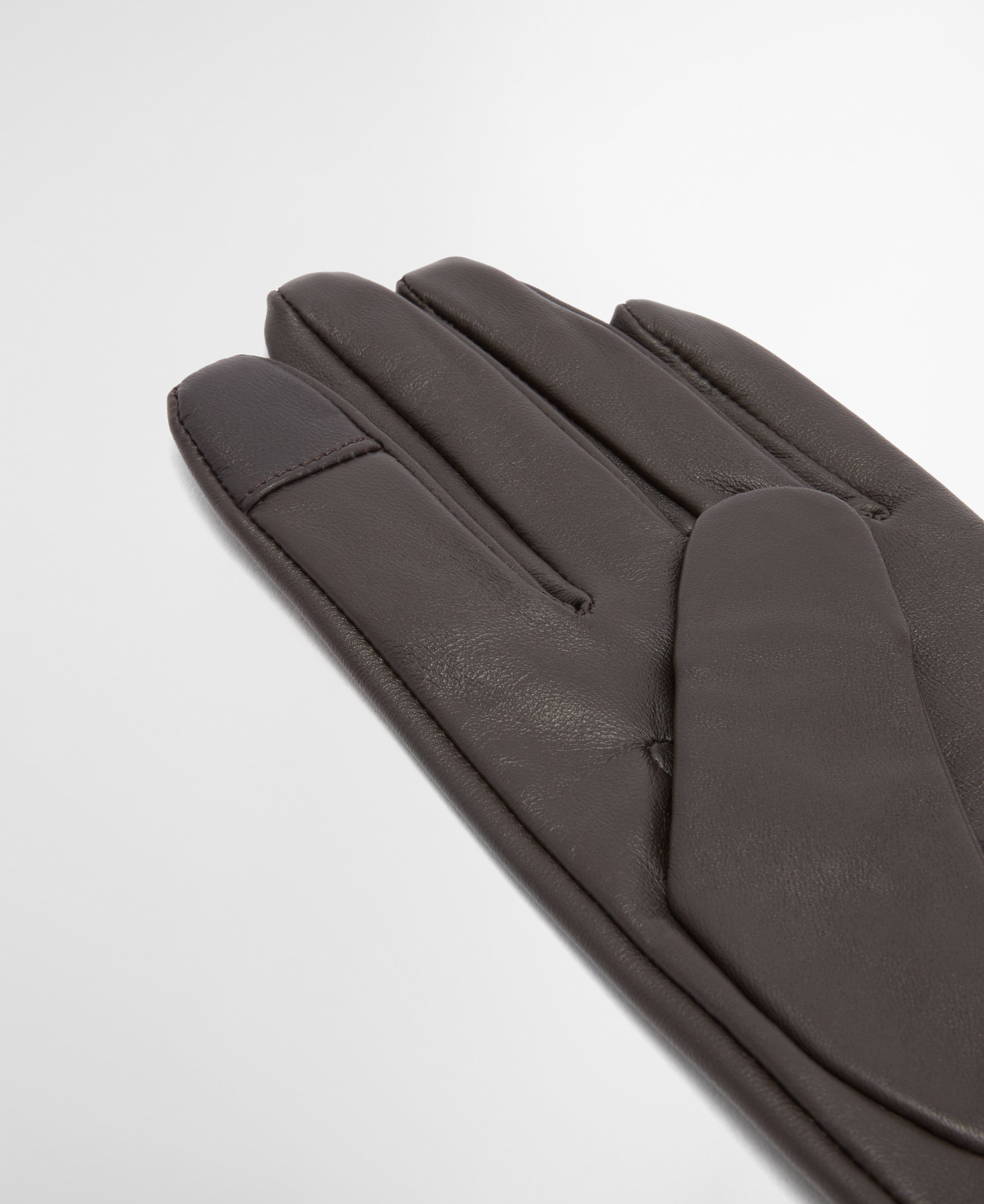 Barbour Deanna Leather Gloves Camel