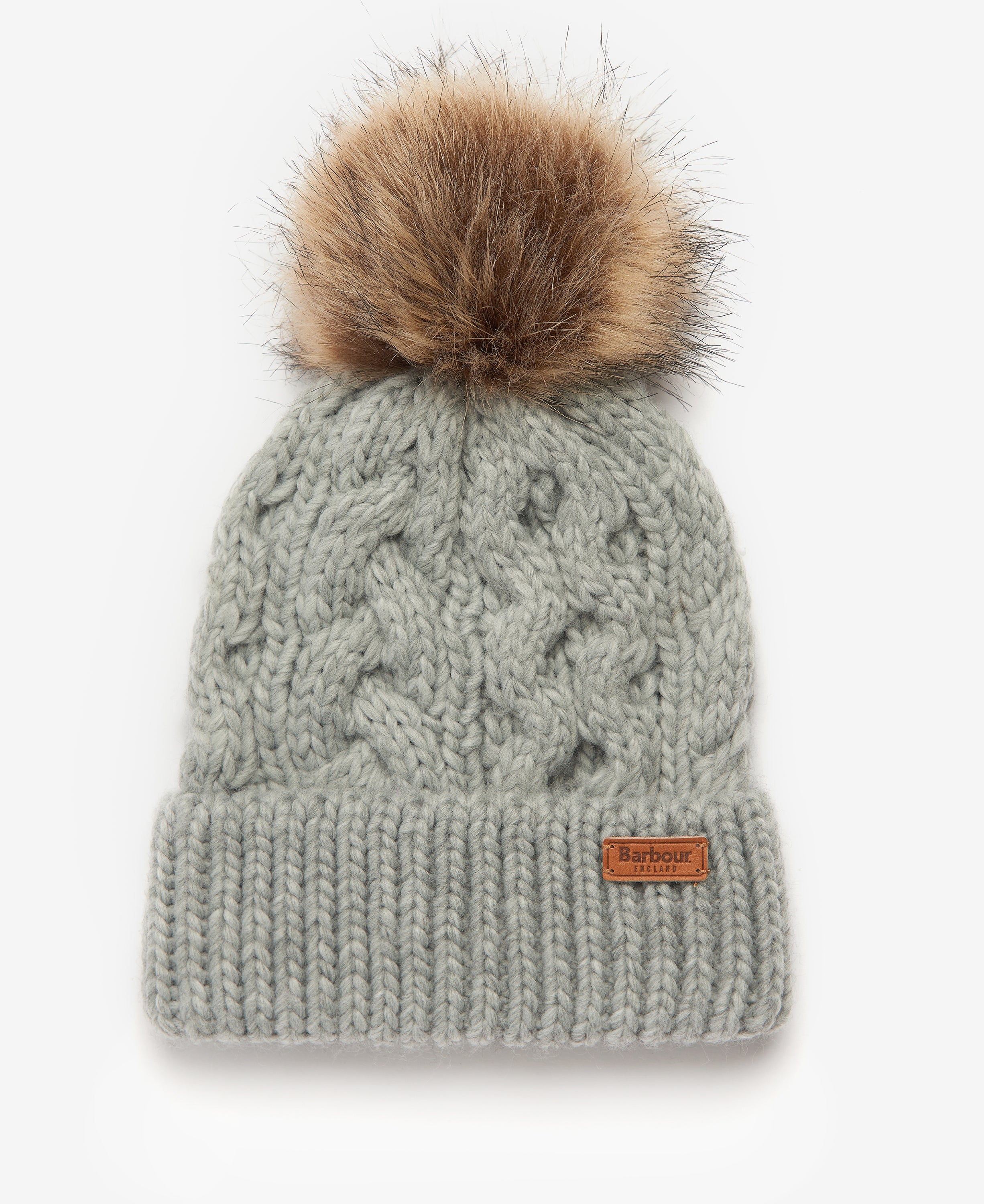 Barbour Penshaw Beanie & Scarf Gift Set Grey