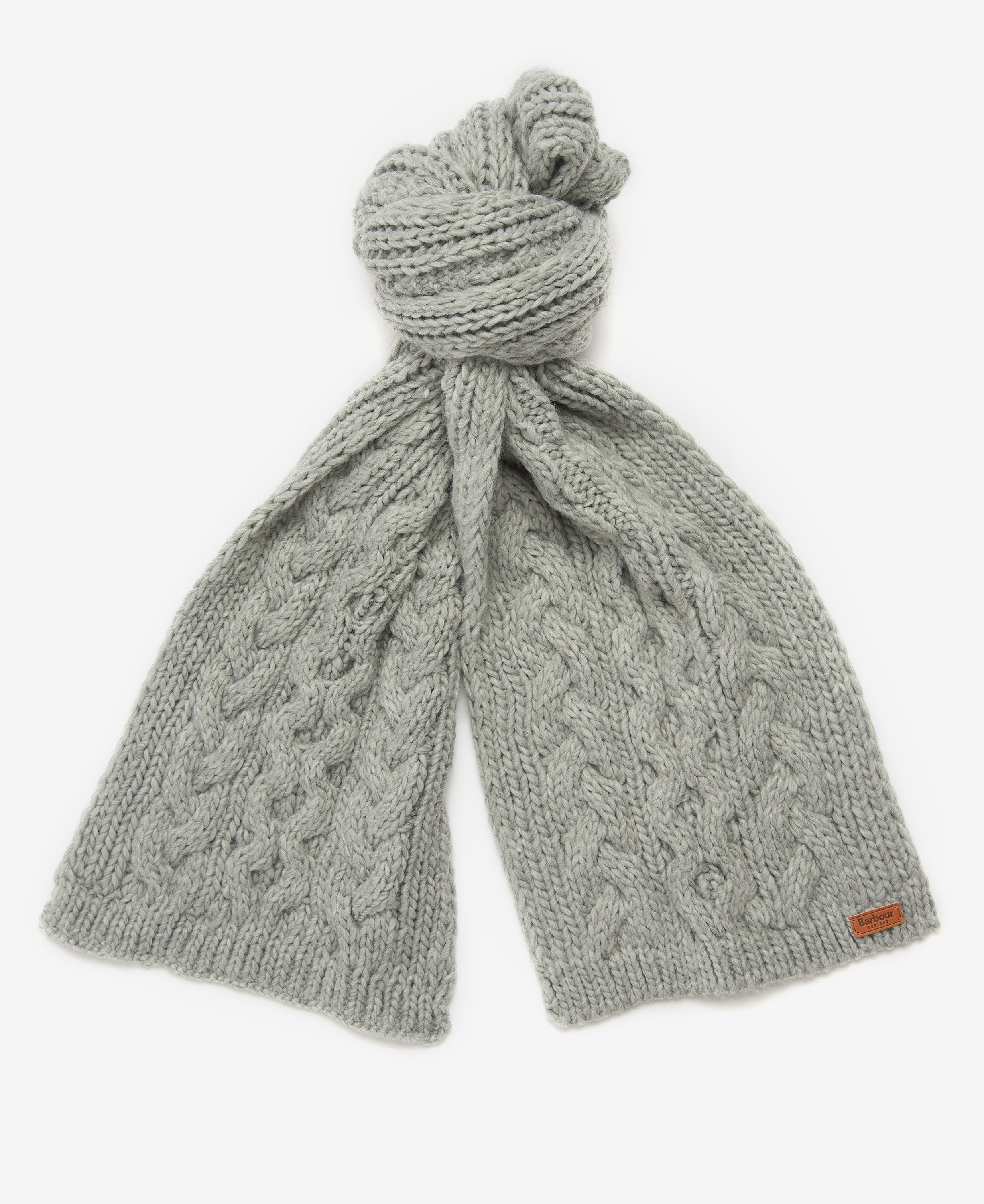 Barbour Penshaw Beanie & Scarf Gift Set Grey