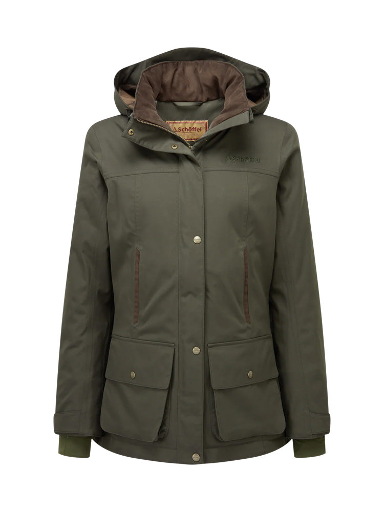 Schoffel Langton Country Coat Dark Woodland