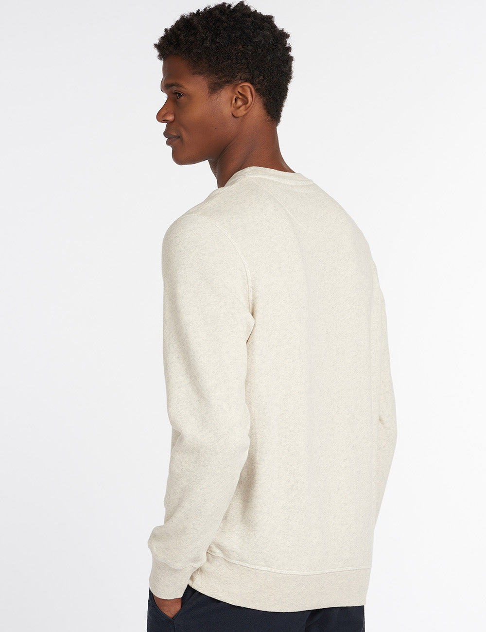 Barbour Prep Logo Sweatshirt - Ecru Marl