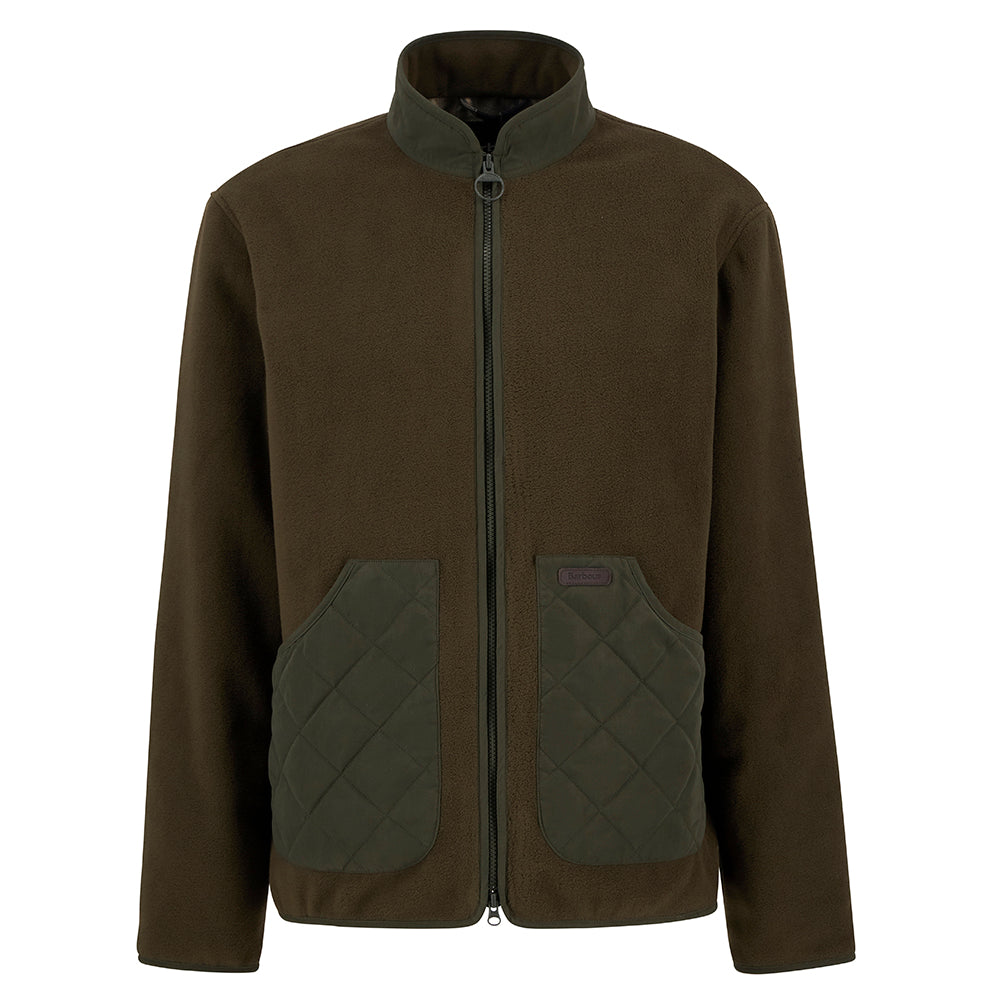 Barbour Lowich Fleece Jacket Olive