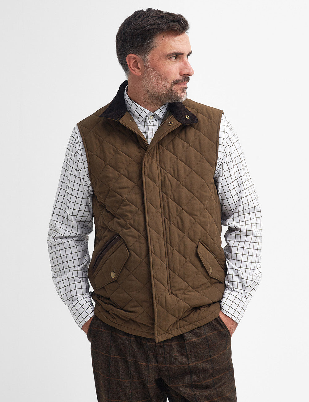 Barbour Shoveler Gilet - Dark Sand