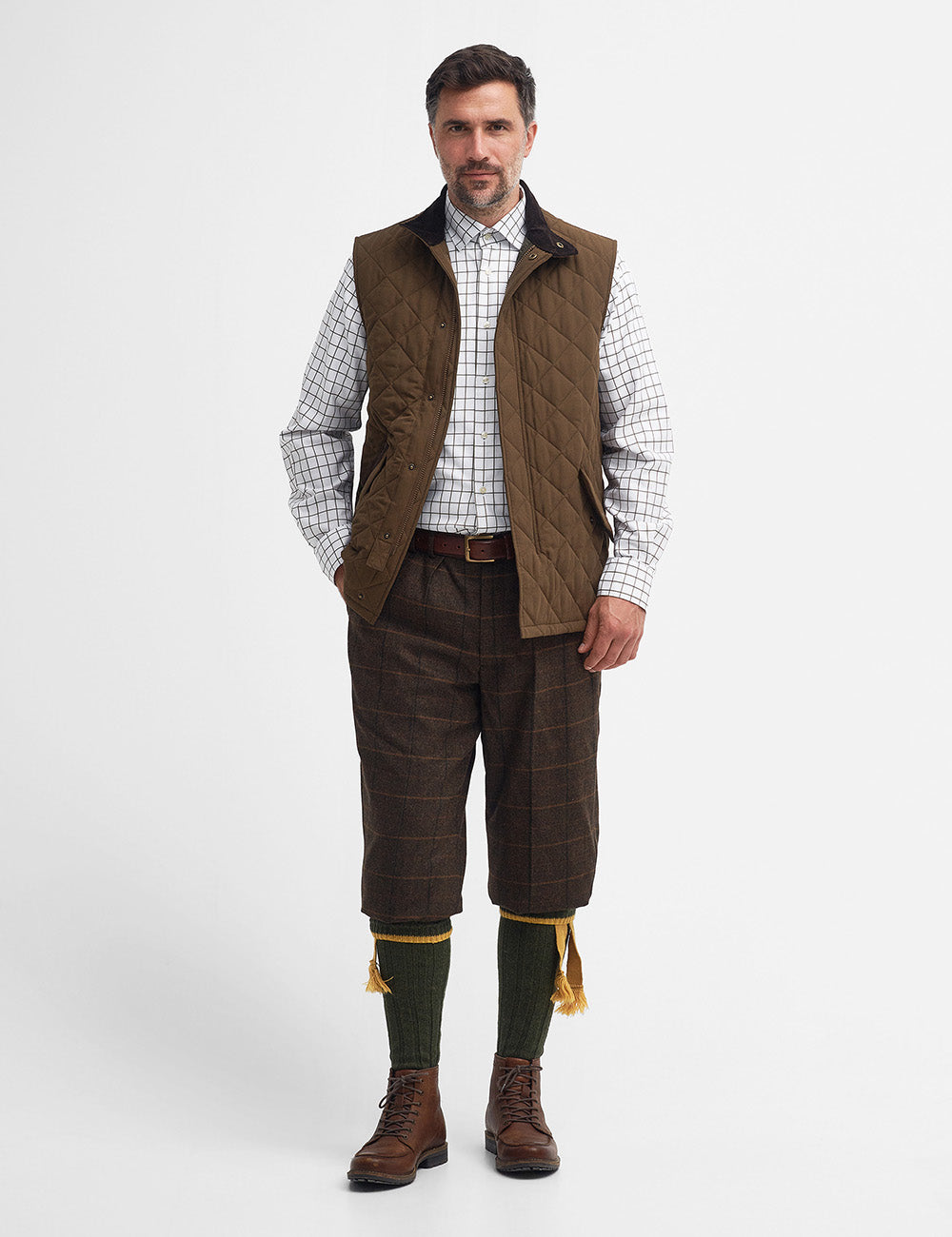 Barbour Shoveler Gilet - Dark Sand