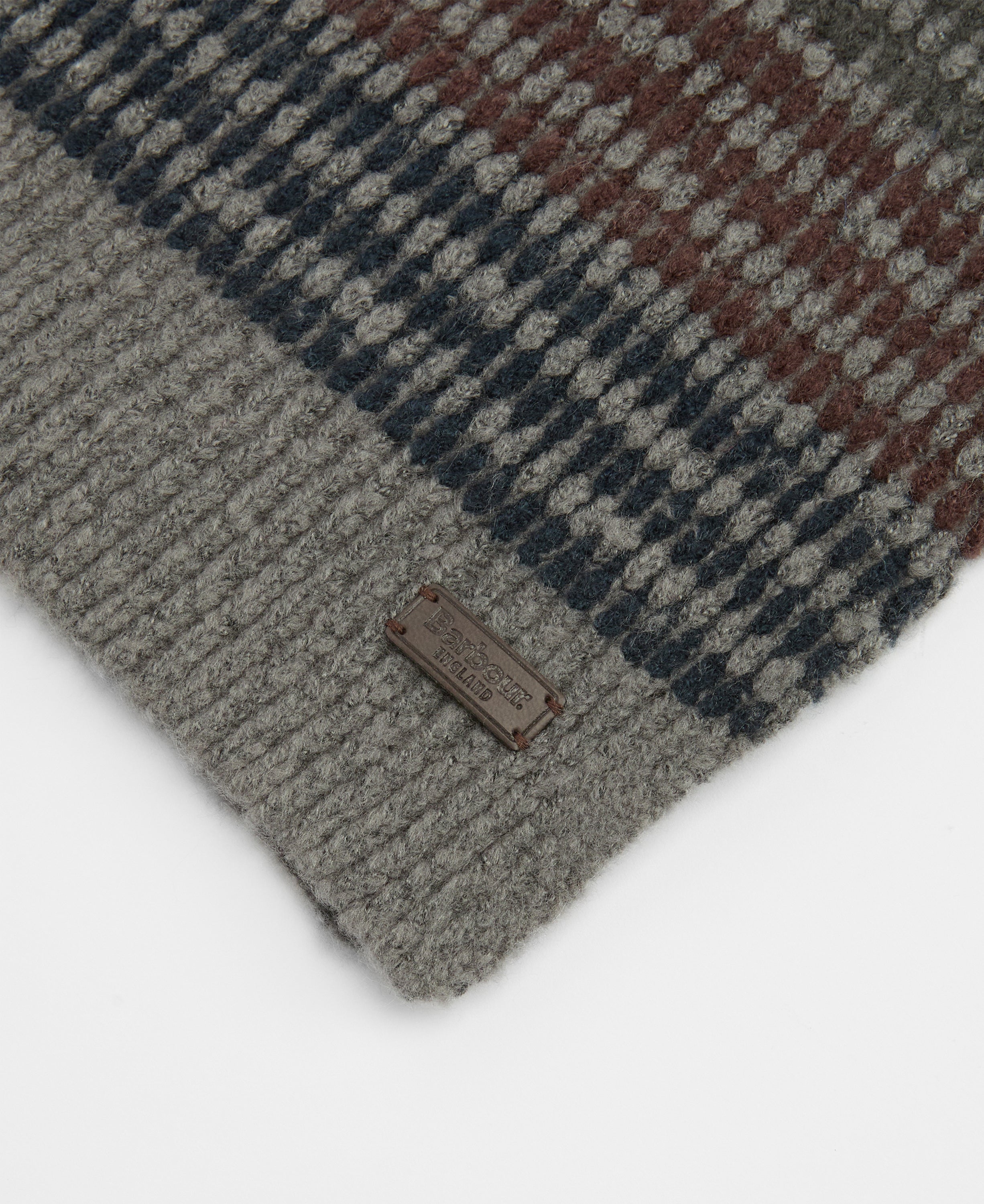 Barbour Branton Beanie & Scarf Gift Set Oak