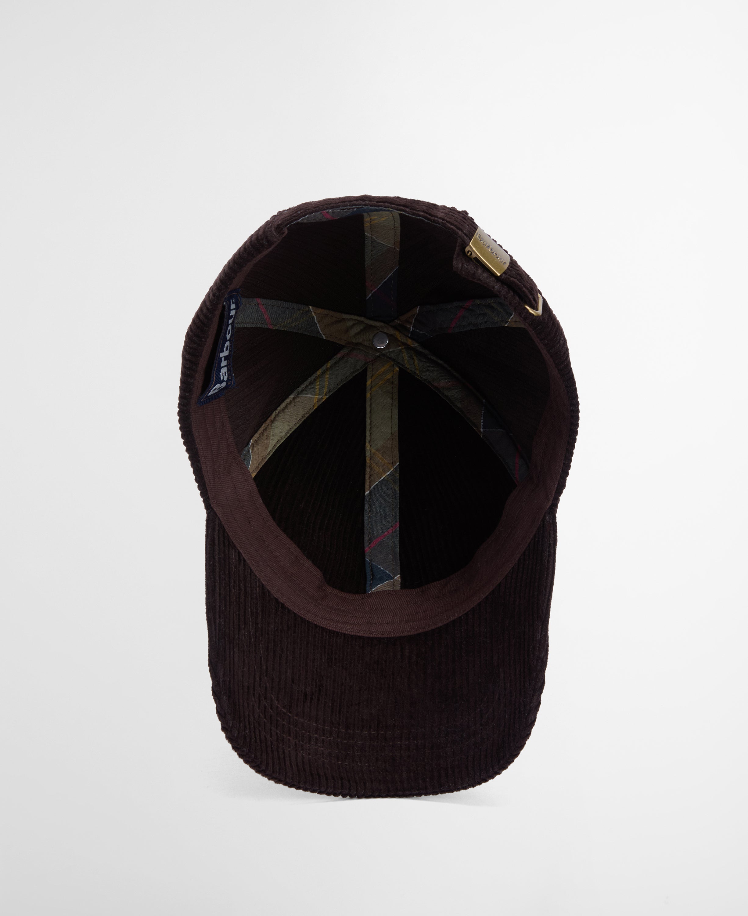 Barbour Preston Cord Cap Brown