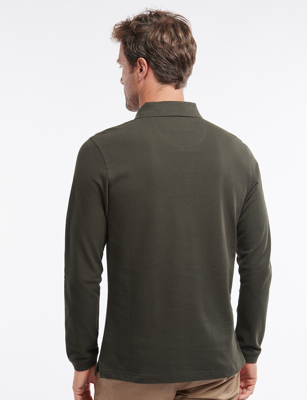 Barbour Essential Tartan Pique Polo Shirt - Forest