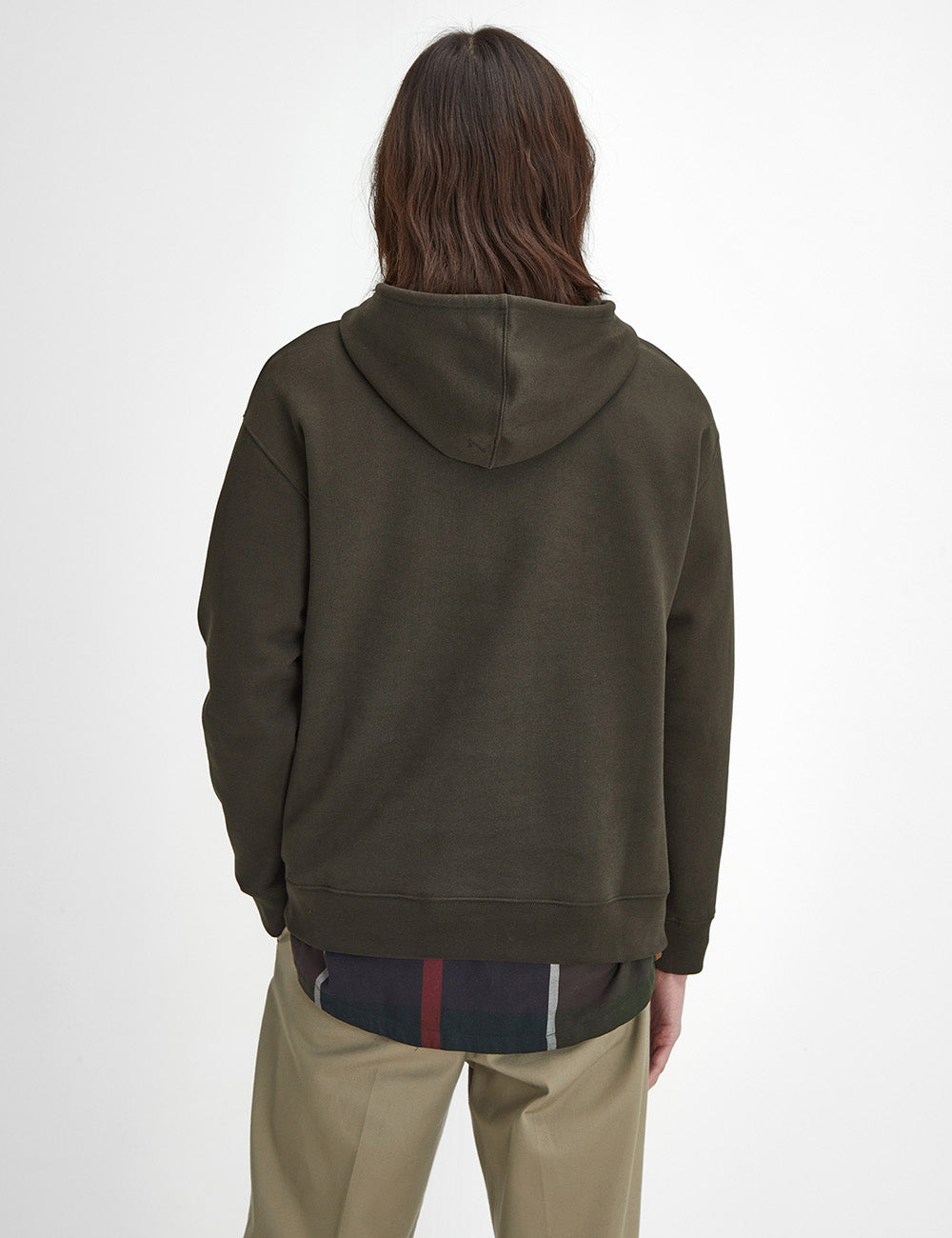 Barbour Nicholas Brushed Hoodie - Sage