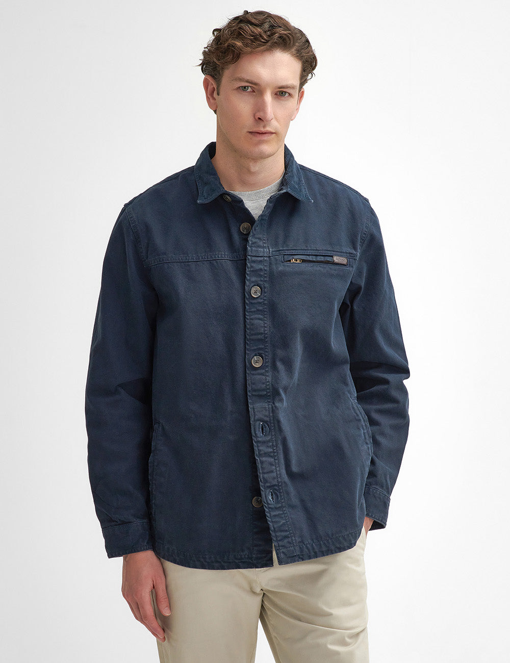 Barbour Saintwell Overshirt - Navy