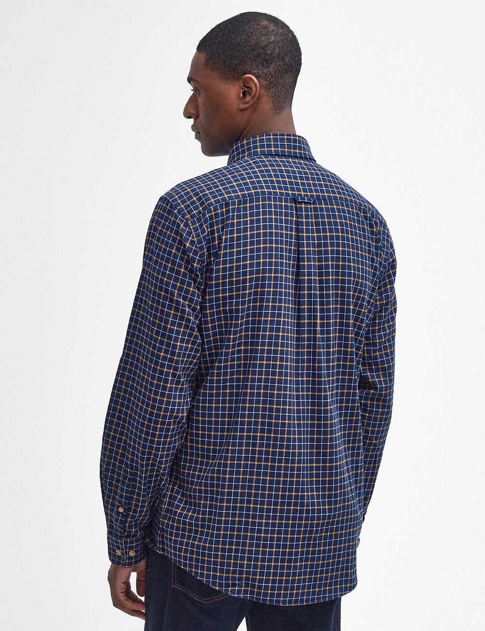 Barbour Bank Tattersall Shirt - Navy