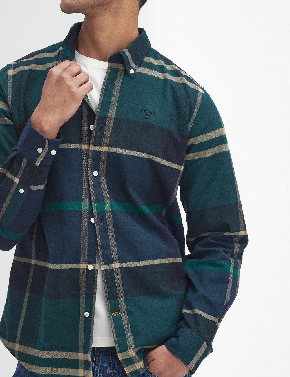 Barbour Iceloch Tartan Shirt - Green Loch