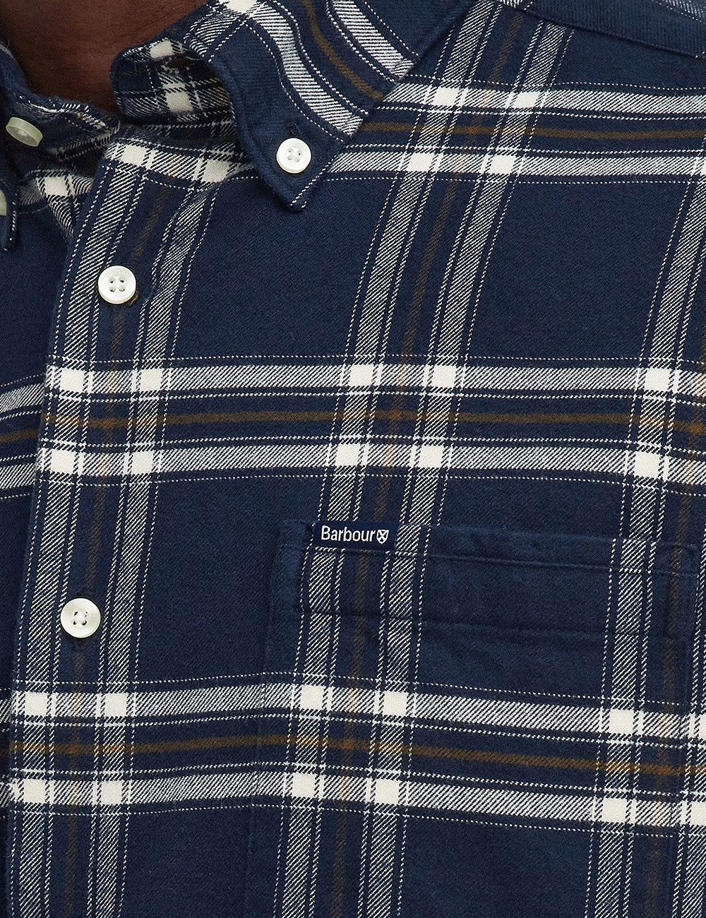 Barbour Bromley Checked Shirt - Navy