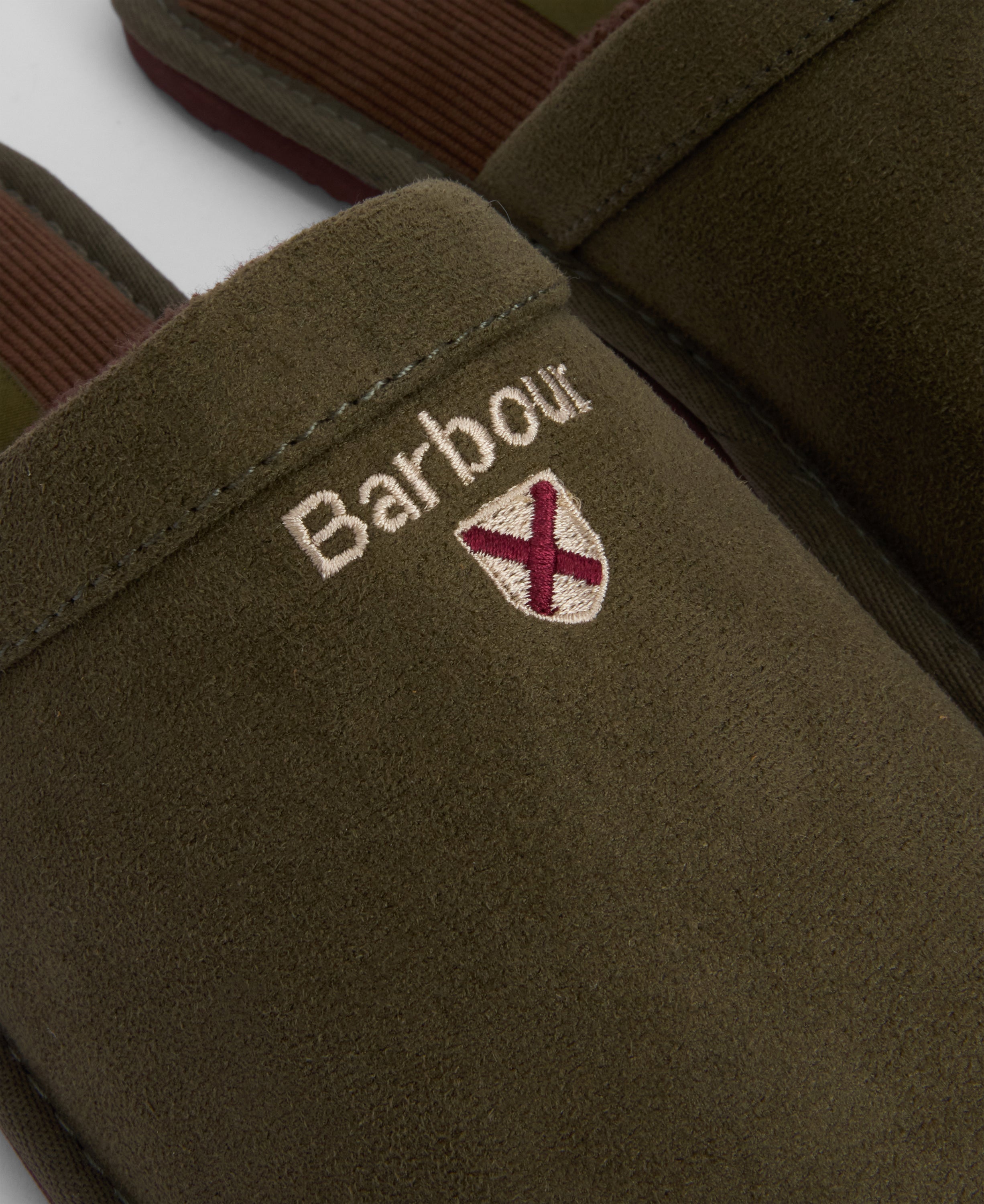Barbour Everitt Mule Slipper Olive