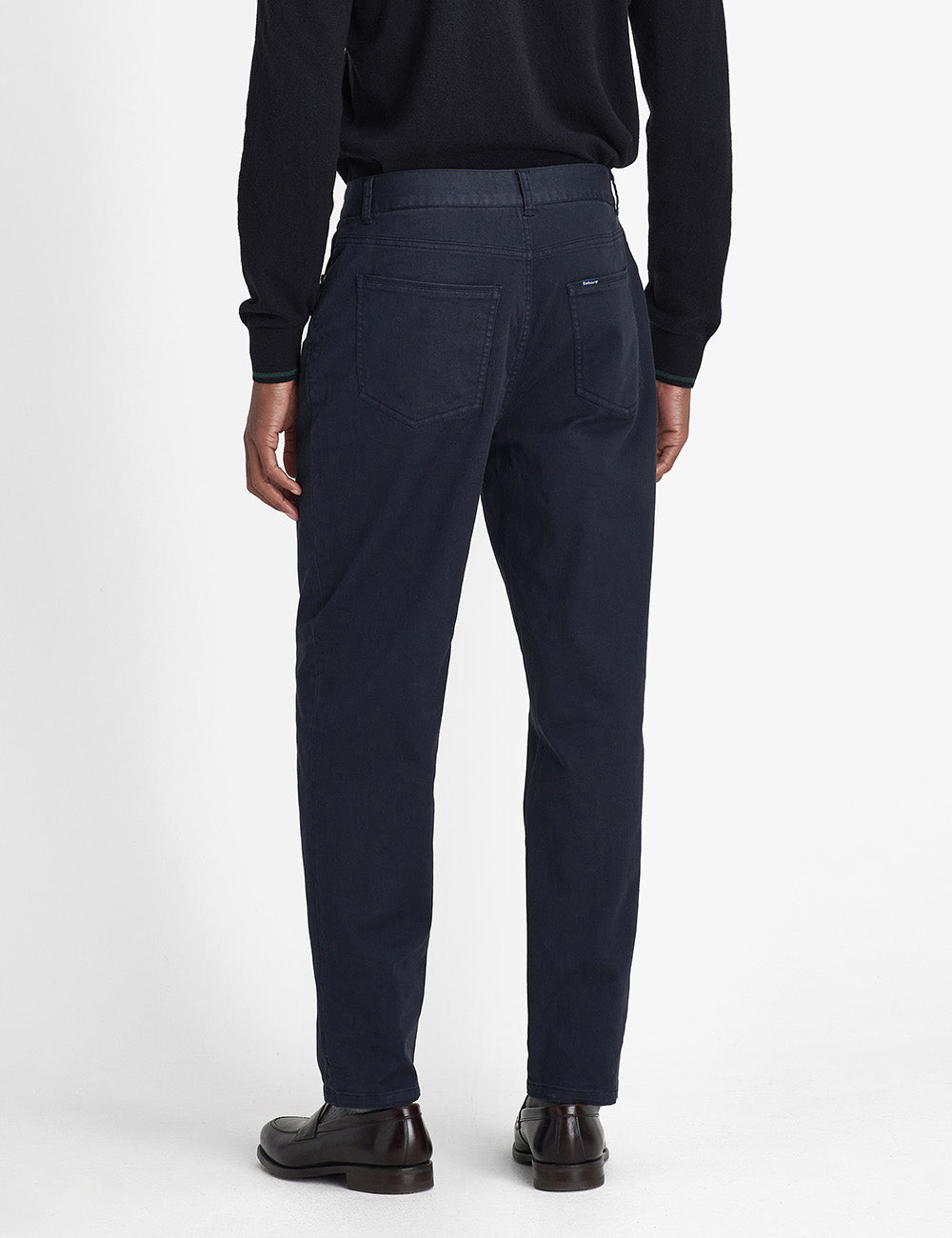 Barbour Washed Regular Fit Trouser - Dark Navy