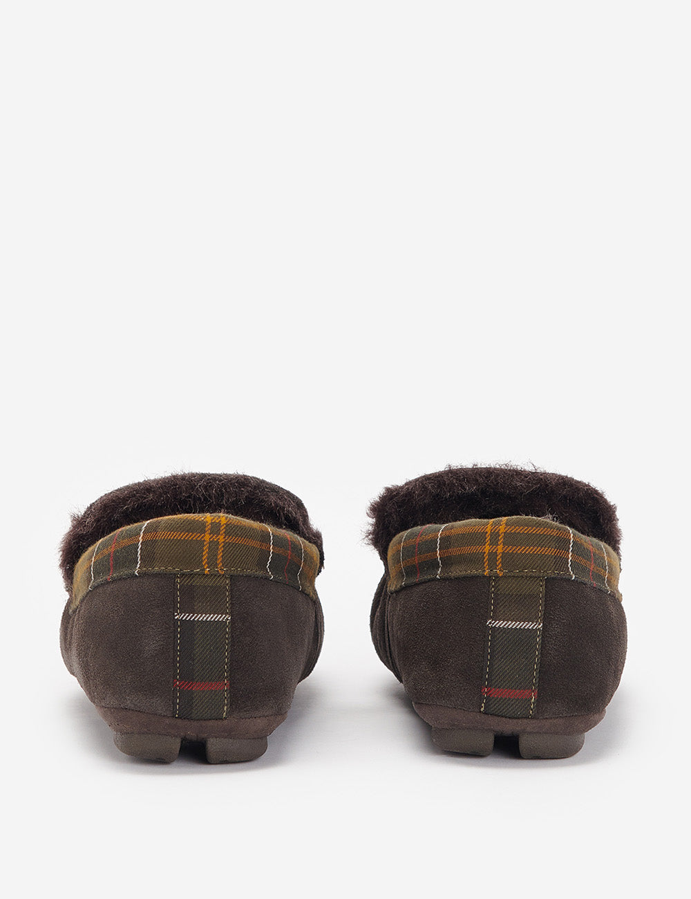 Barbour Monty Slippers - Brown Suede