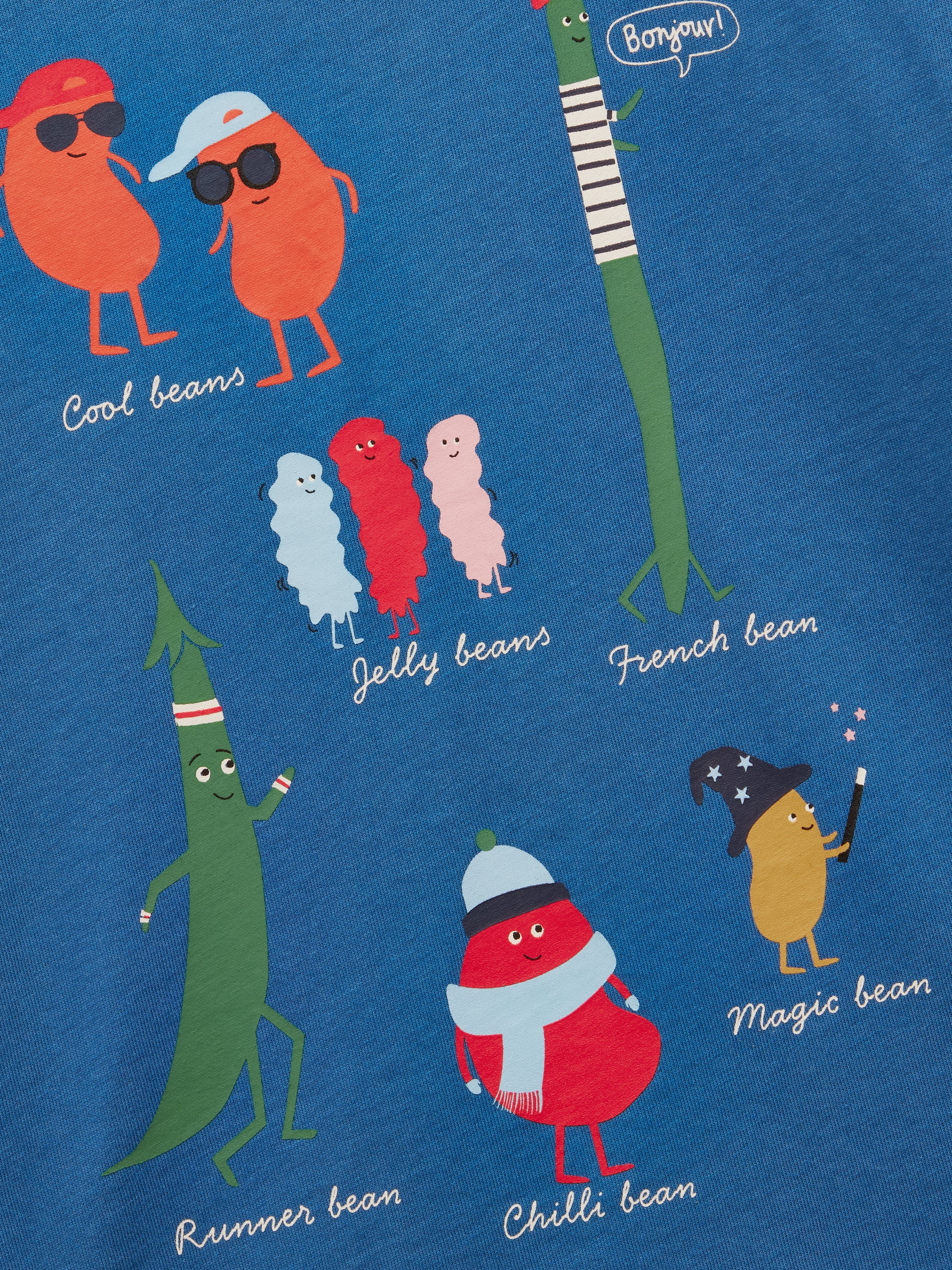 Joules Kids Finlay Blue Beans