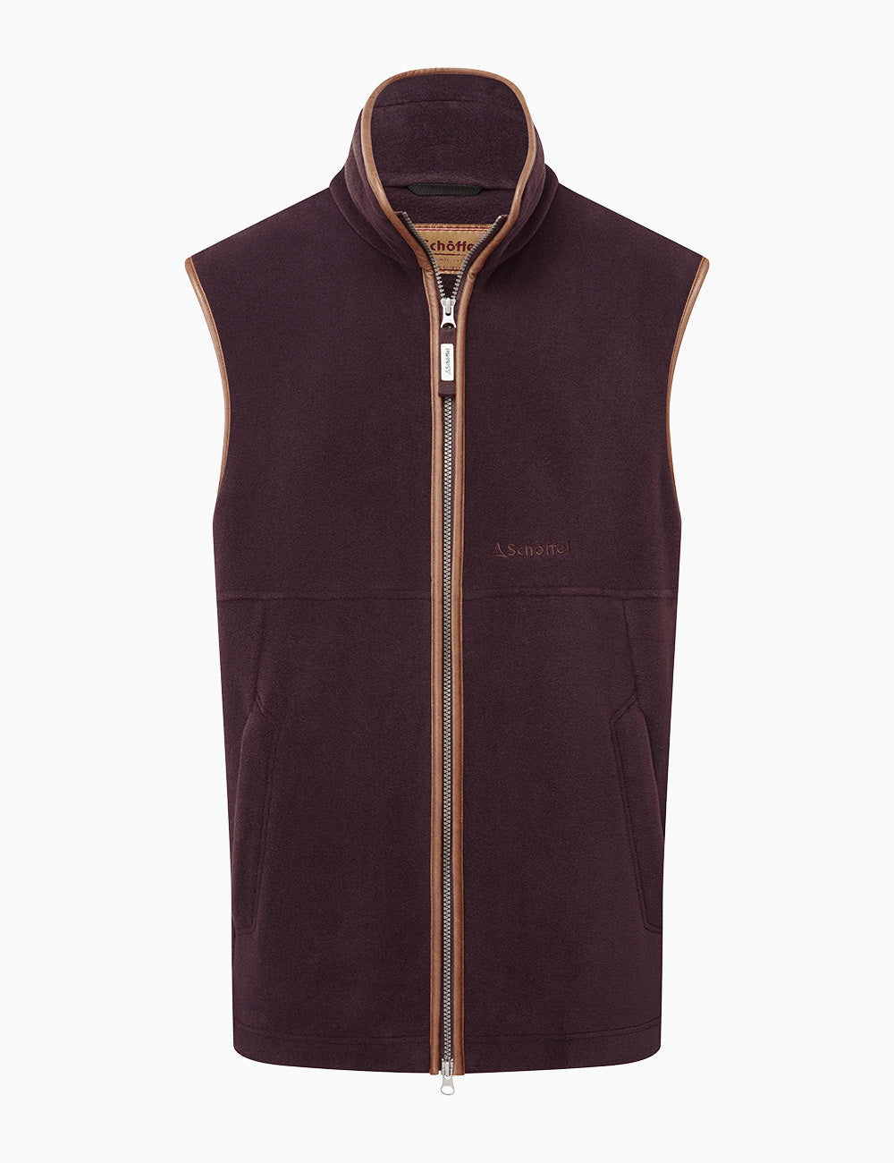 Schoffel Oakham Fleece Gilet - Port