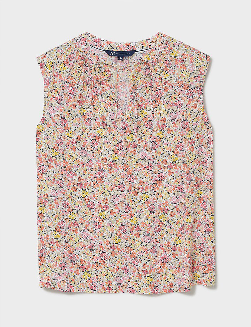 Crew Clothing Olivia Top - Pink Floral