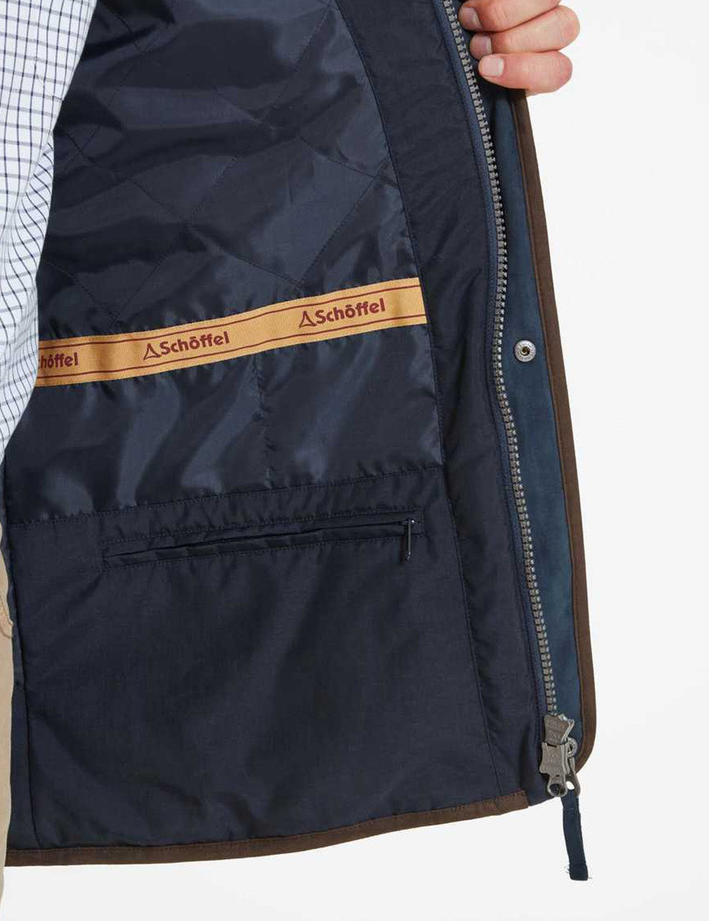 Schoffel Oundle Country Coat - Navy