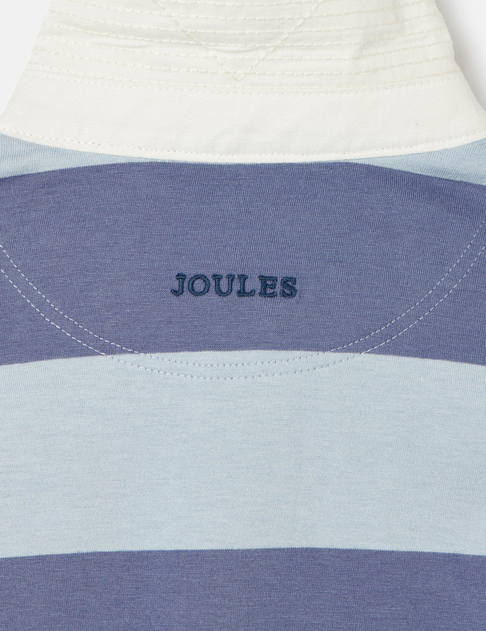 Joules Ozzy Stripe Polo Shirt - Blue Stripe
