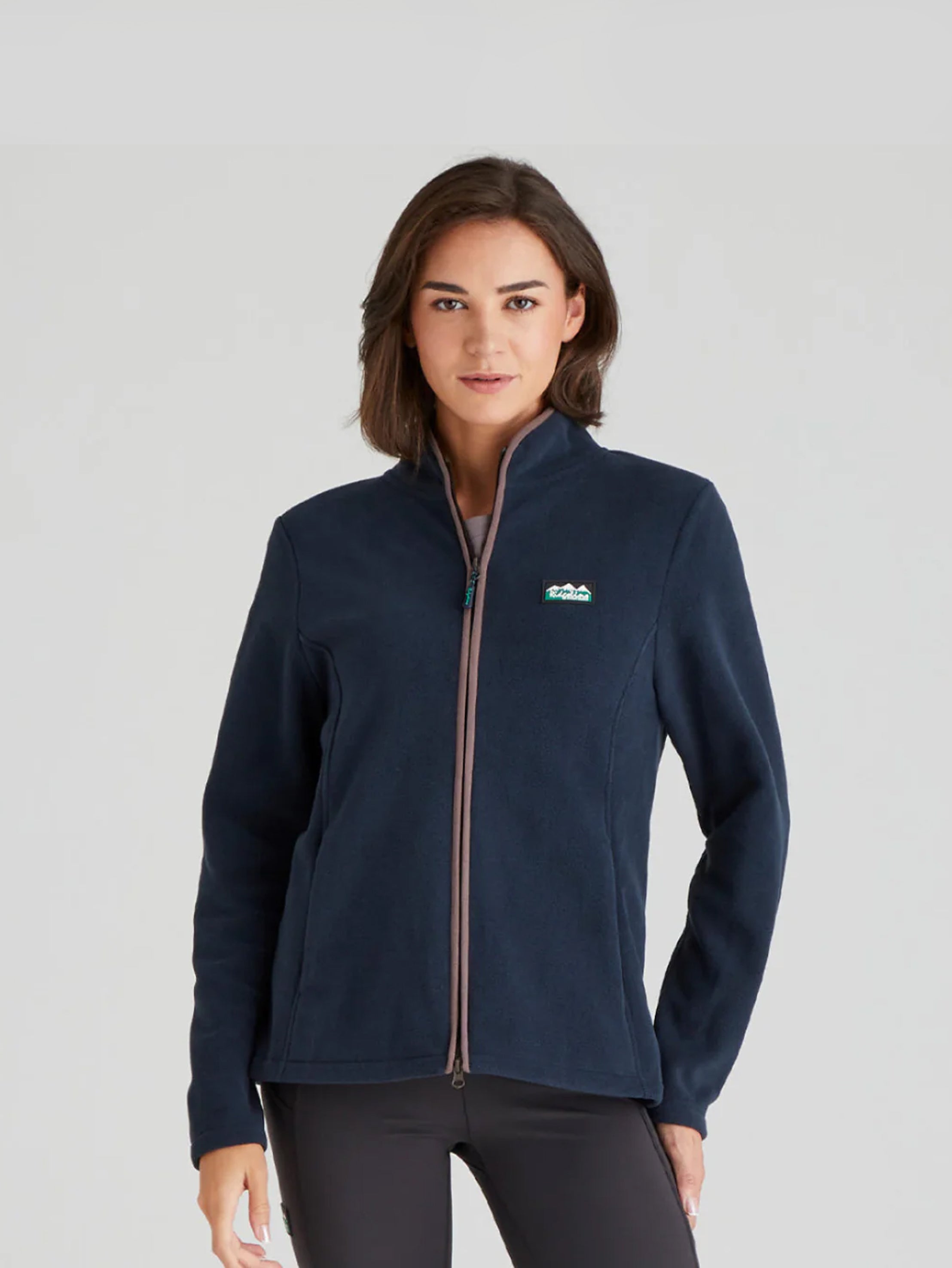 Ridgeline Womens Brenna Fleece Jacket - Navy