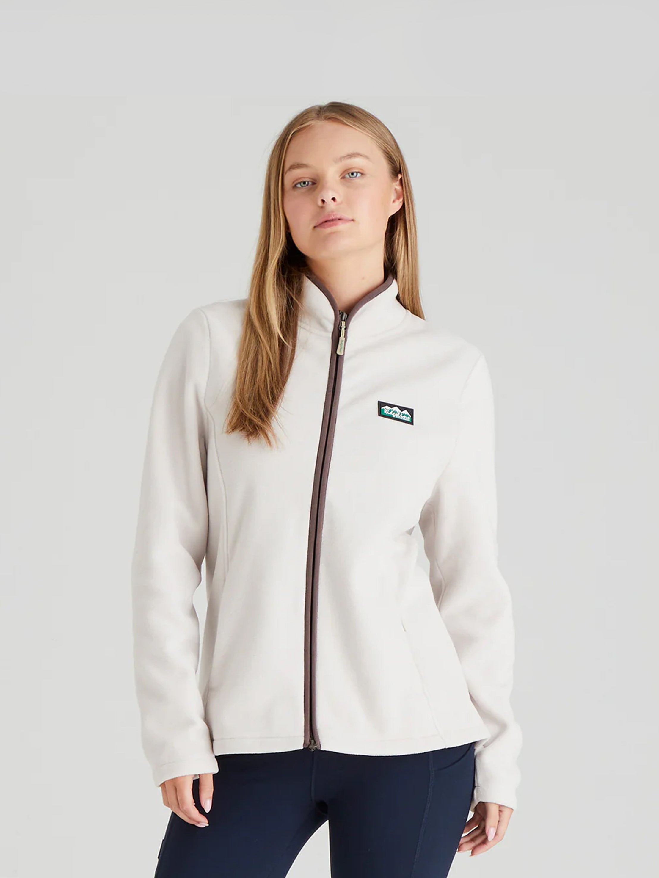 Ridgeline Womens Brenna Fleece Jacket - Stone