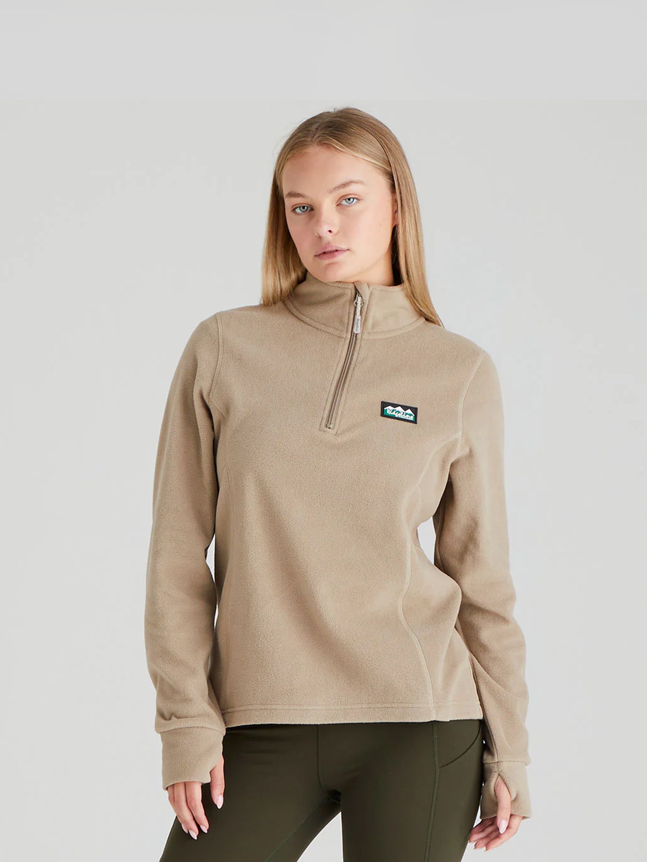 Ridgeline Womens Narvik Fleece - Roasted Cashew