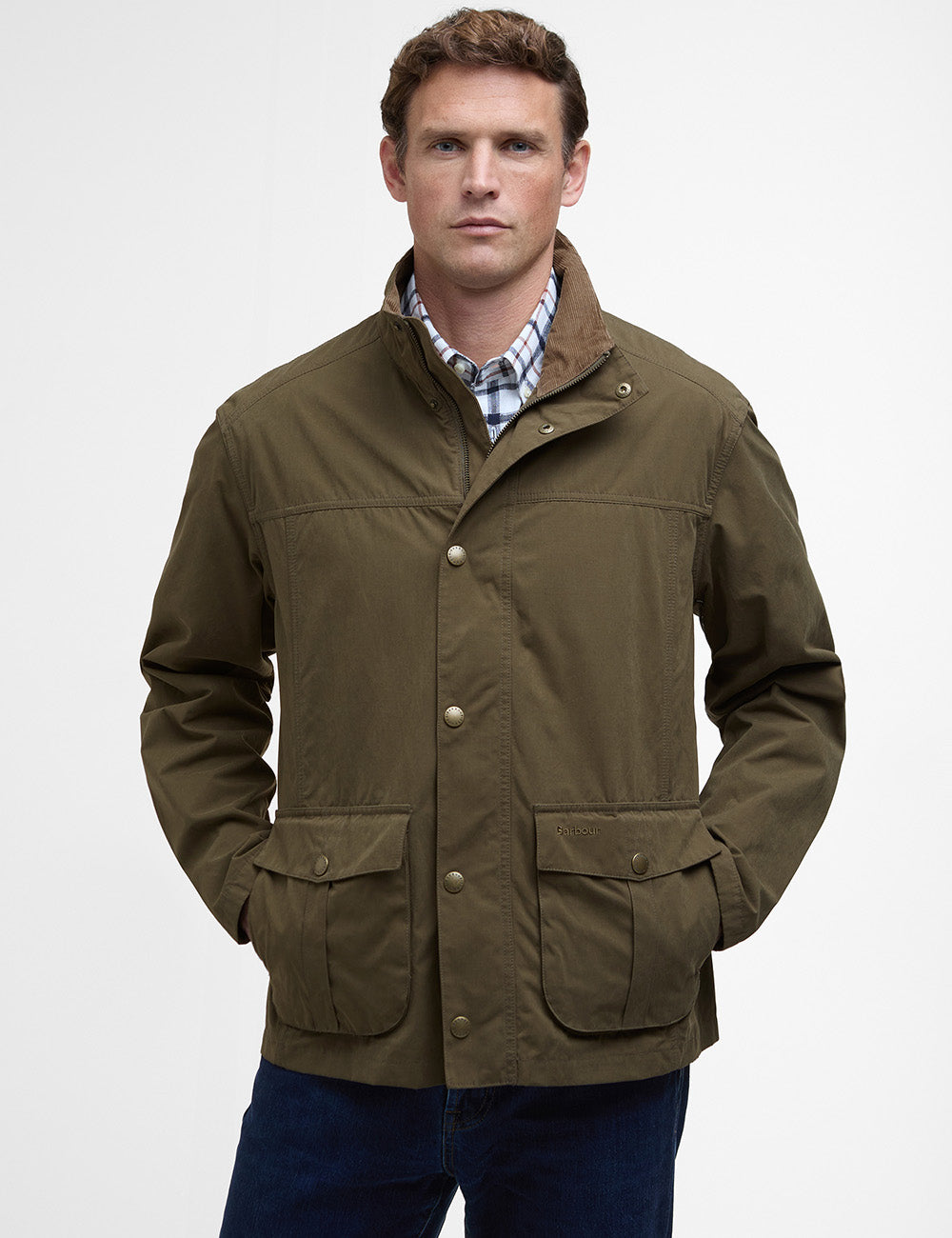 Barbour Sander Casual Jacket - Dark Sand