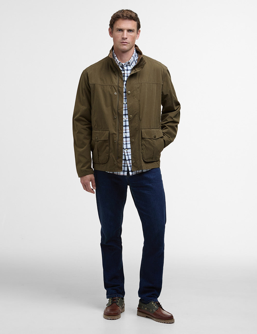 Barbour Sander Casual Jacket - Dark Sand