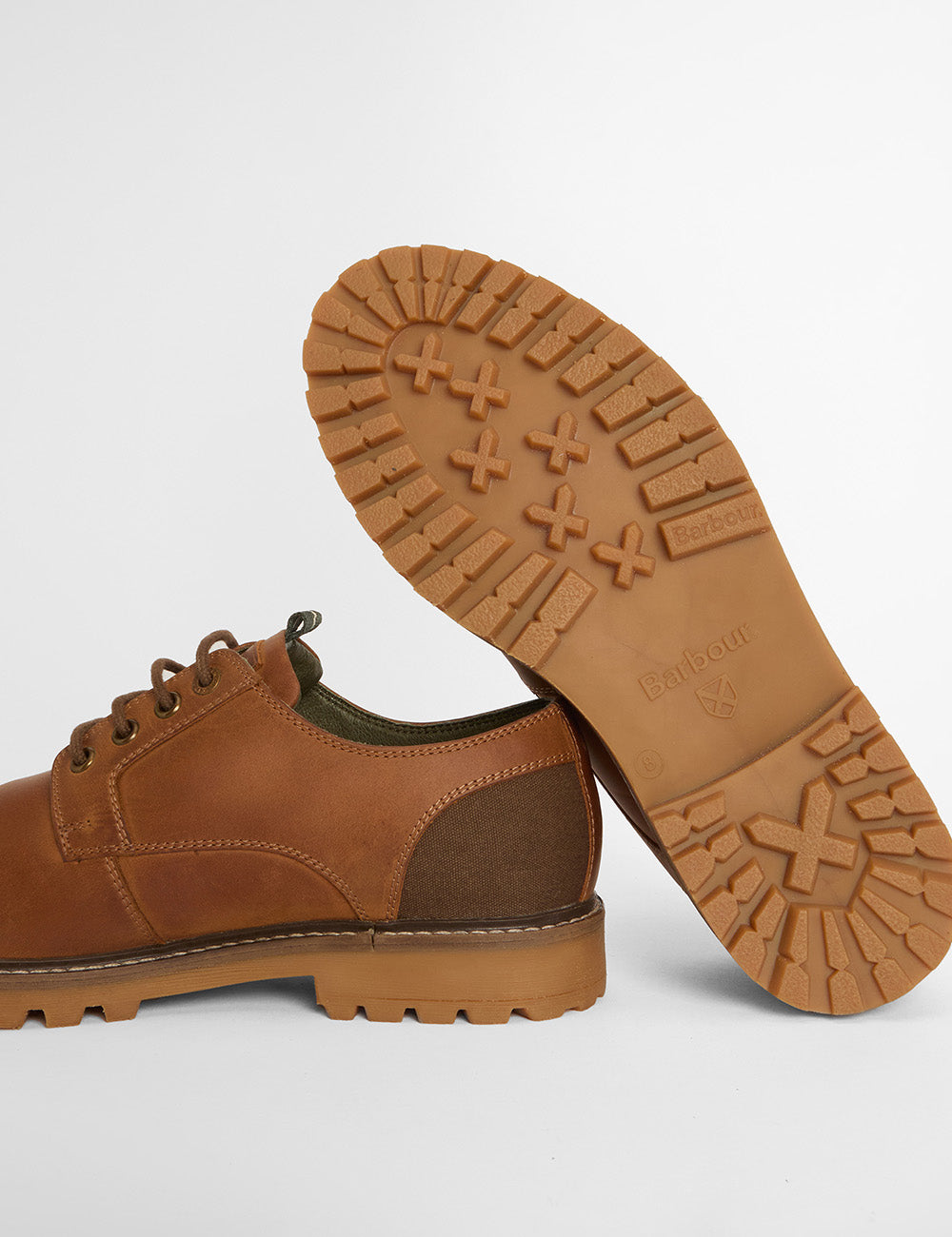 Barbour Sandstone Derby Shoe - Cognac