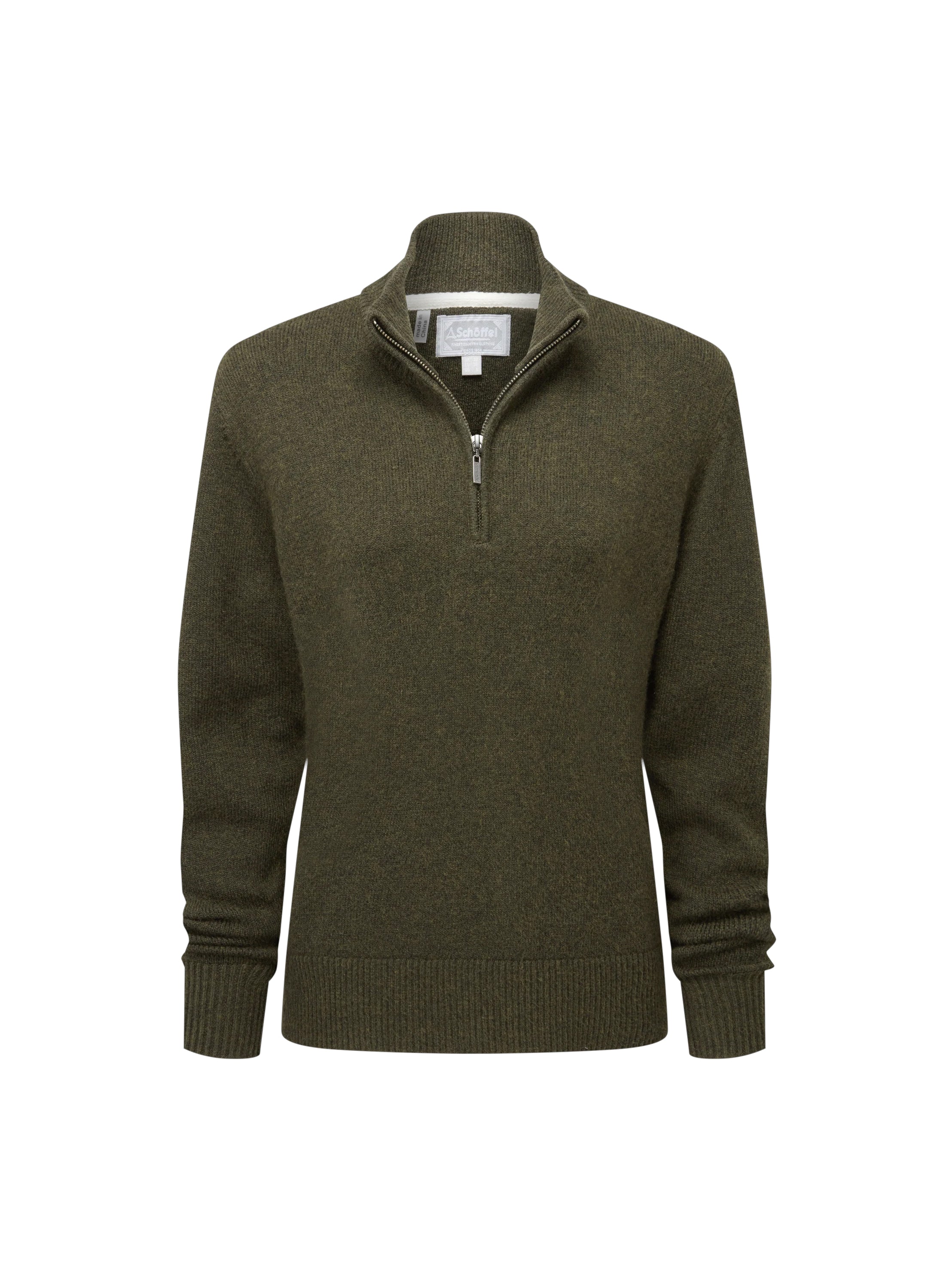Schoffel Thoralby Quarter Zip Jumper Loden