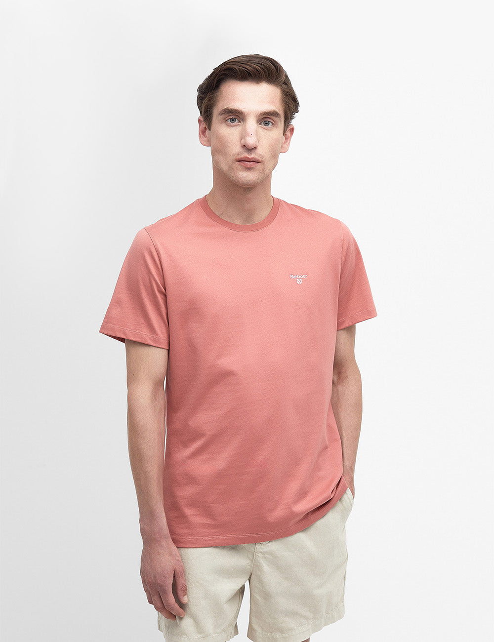 Barbour Sports T-Shirt - Pink Clay