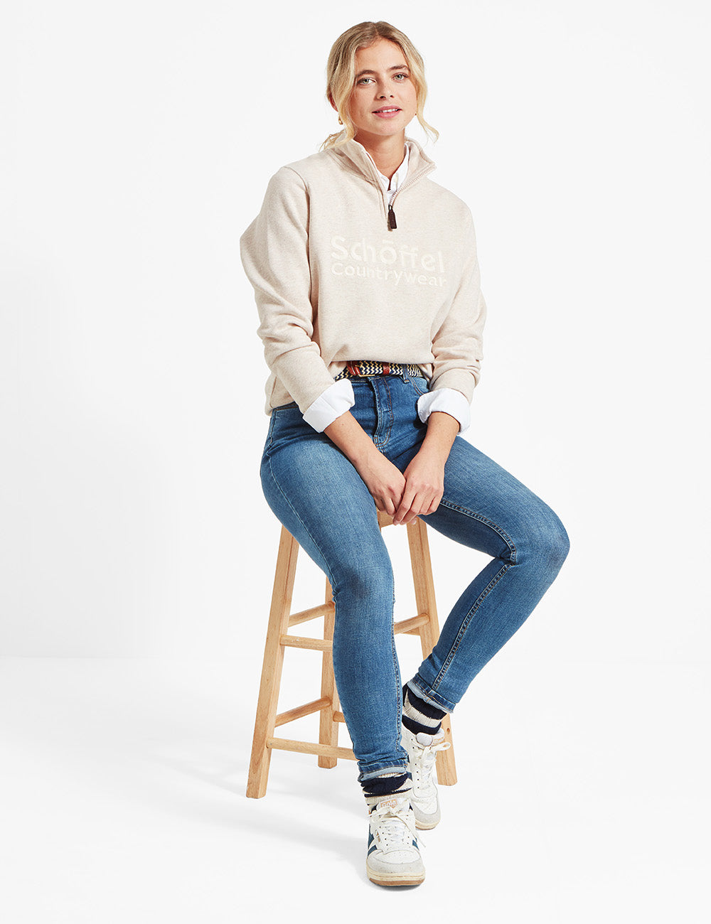 Schoffel St Issey Sweatshirt - Oat Marl