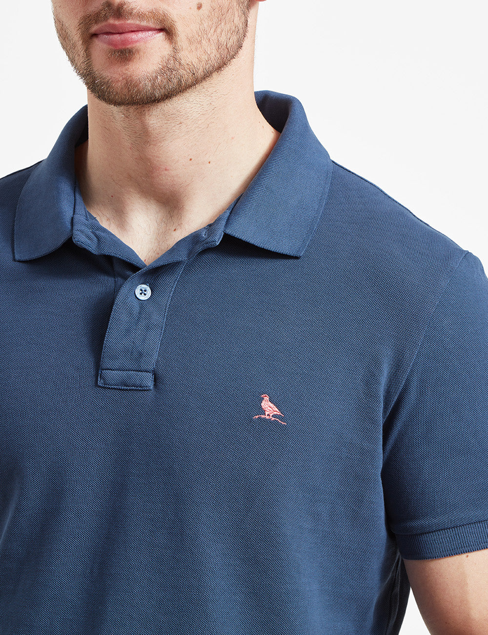 Schoffel St. Ives Garment Dyed Polo Shirt - French Navy