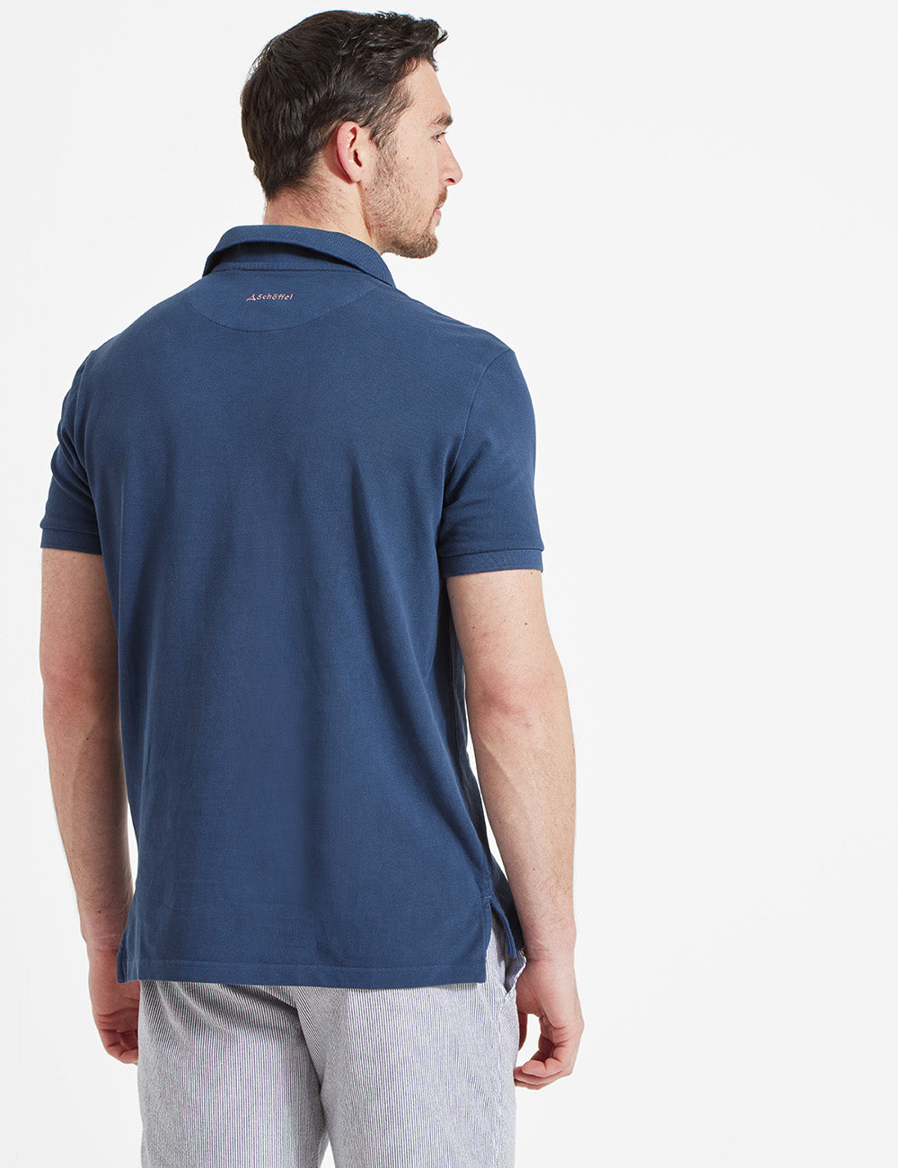 Schoffel St. Ives Garment Dyed Polo Shirt - French Navy