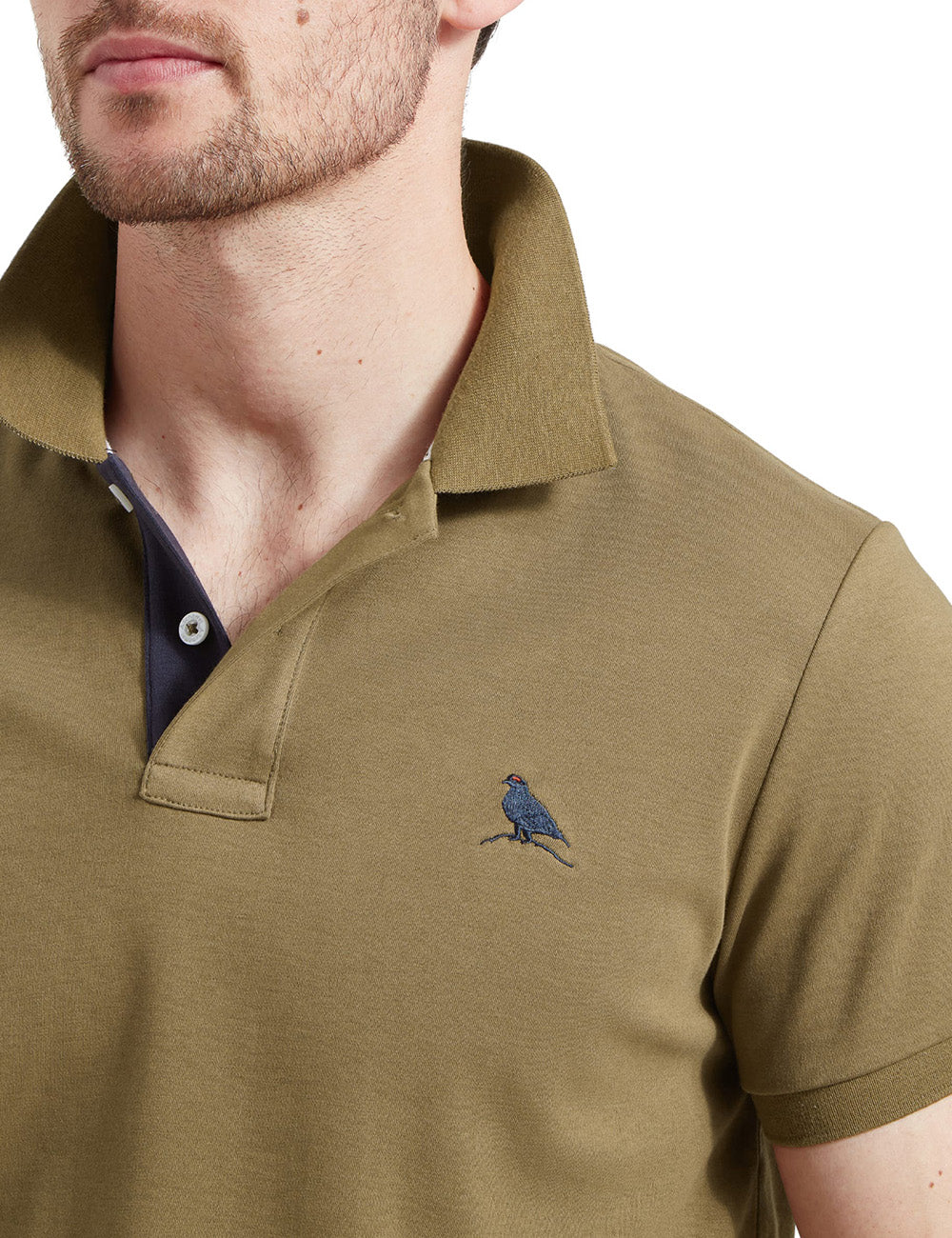 Schoffel St. Ives Jersey Polo Shirt - Dark Khaki Green