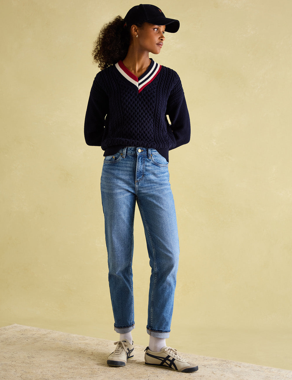 Joules Slim Straight Jean - Mid Wash