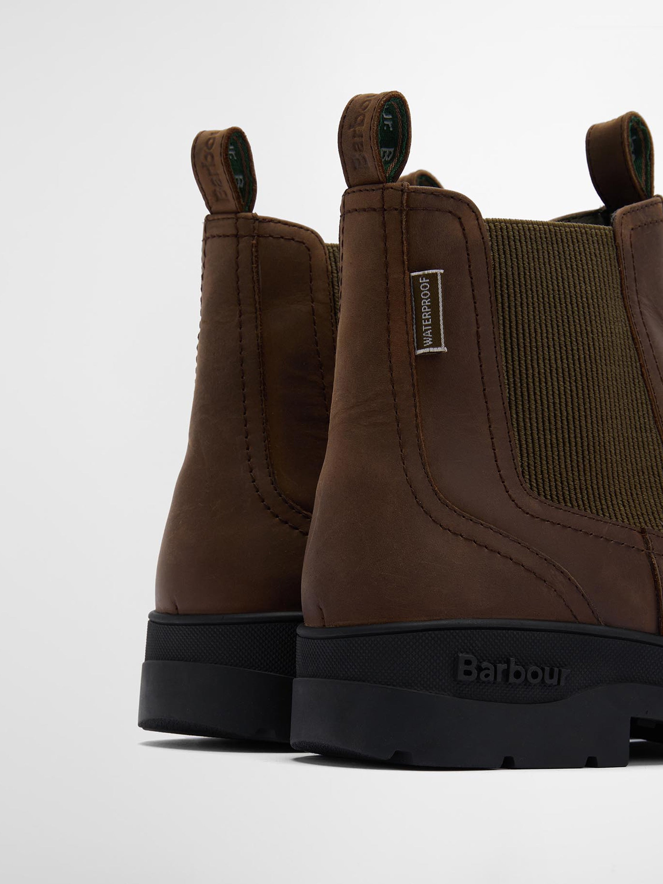 Barbour Turnbull Chelsea Boot Brown